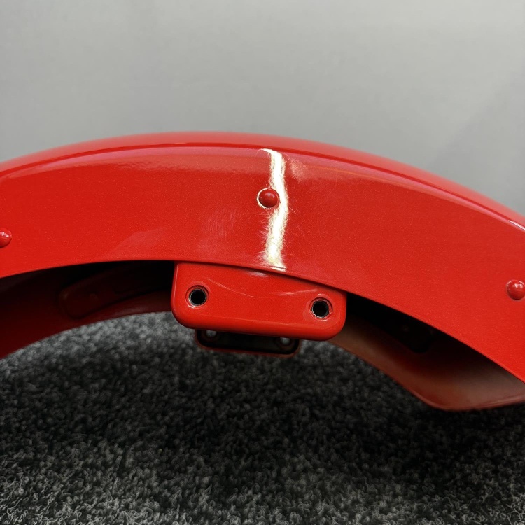 Indian Scout front fender / mudguard in slingshot red